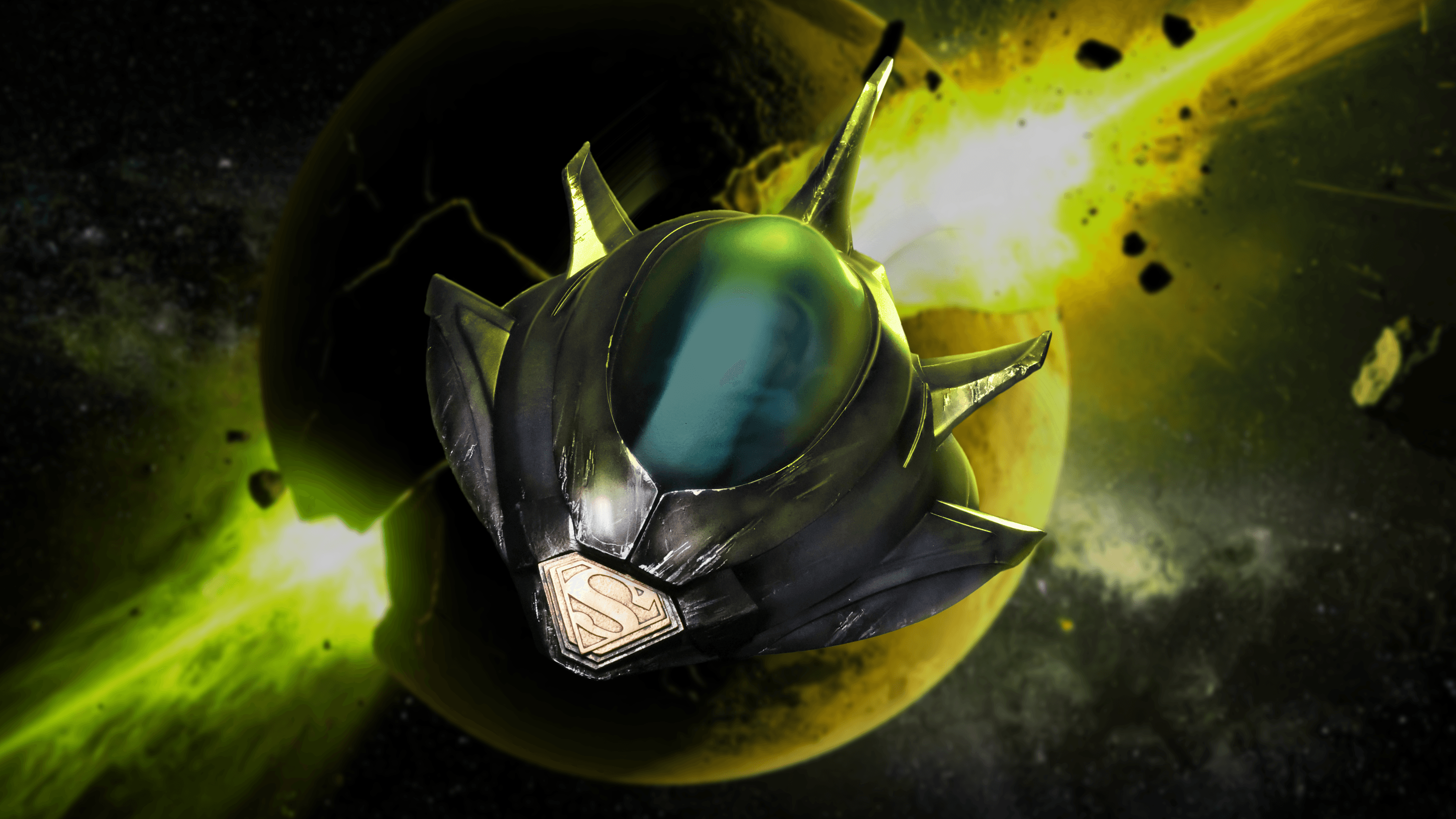 Young Kal-el escapes from Krypton in escape pod